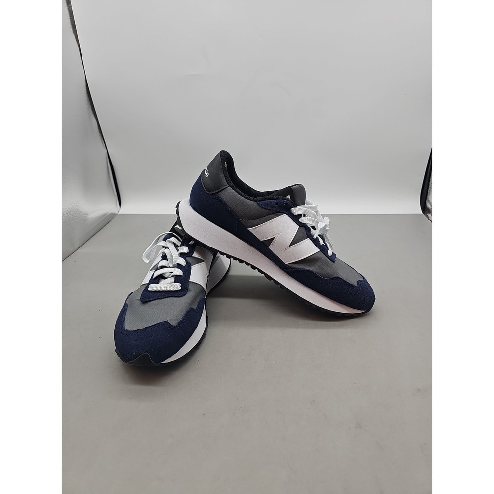 New Balance 237 Shoes Mens Sz 8 Navy Blue/Grey/White Low Top Sneakers MS237MCN